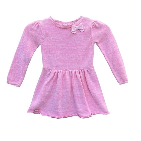 Bundle 3 Formal Dresses Toddler Girl Size 3T Red Pink White Winter Holiday - Picture 4 of 9